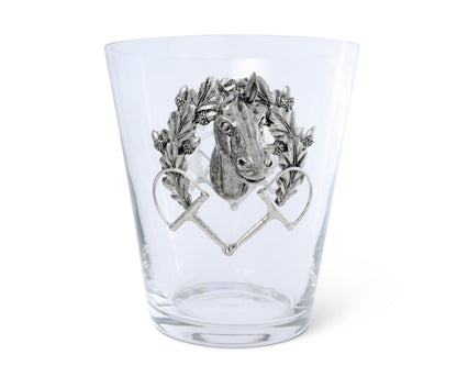 Vagabond House Horse Head Glass Ice Bucket