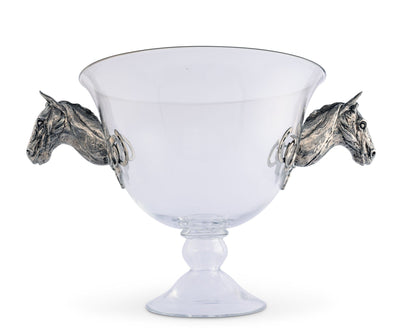 Vagabond House Horse Head Glass Ice Tub