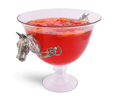 Vagabond House Horse Head Glass Ice Tub