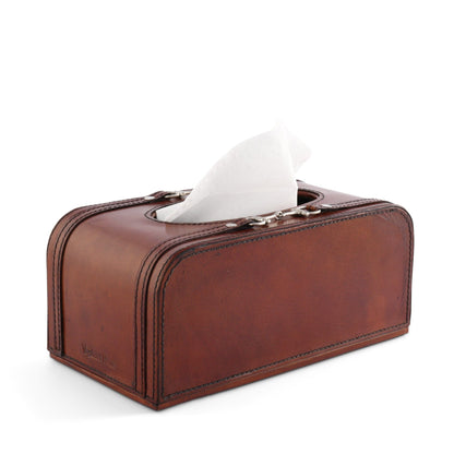 Vagabond House Premium Genuine Leather Bit Tissue Box