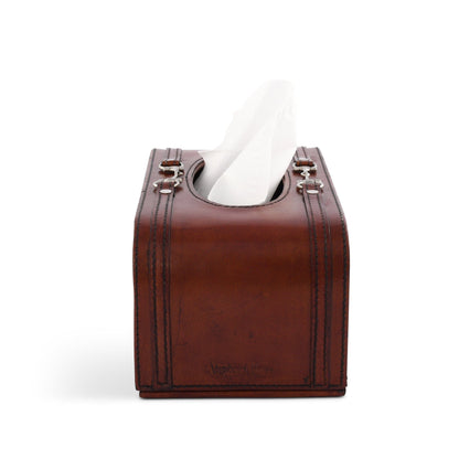 Vagabond House Premium Genuine Leather Bit Tissue Box