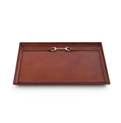 Vagabond House Premium Genuine Leather Equestrian Bit Catchall Tray