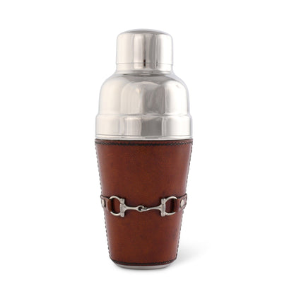 Vagabond House Premium Genuine Leather Equestrian Bit Cocktail Shaker