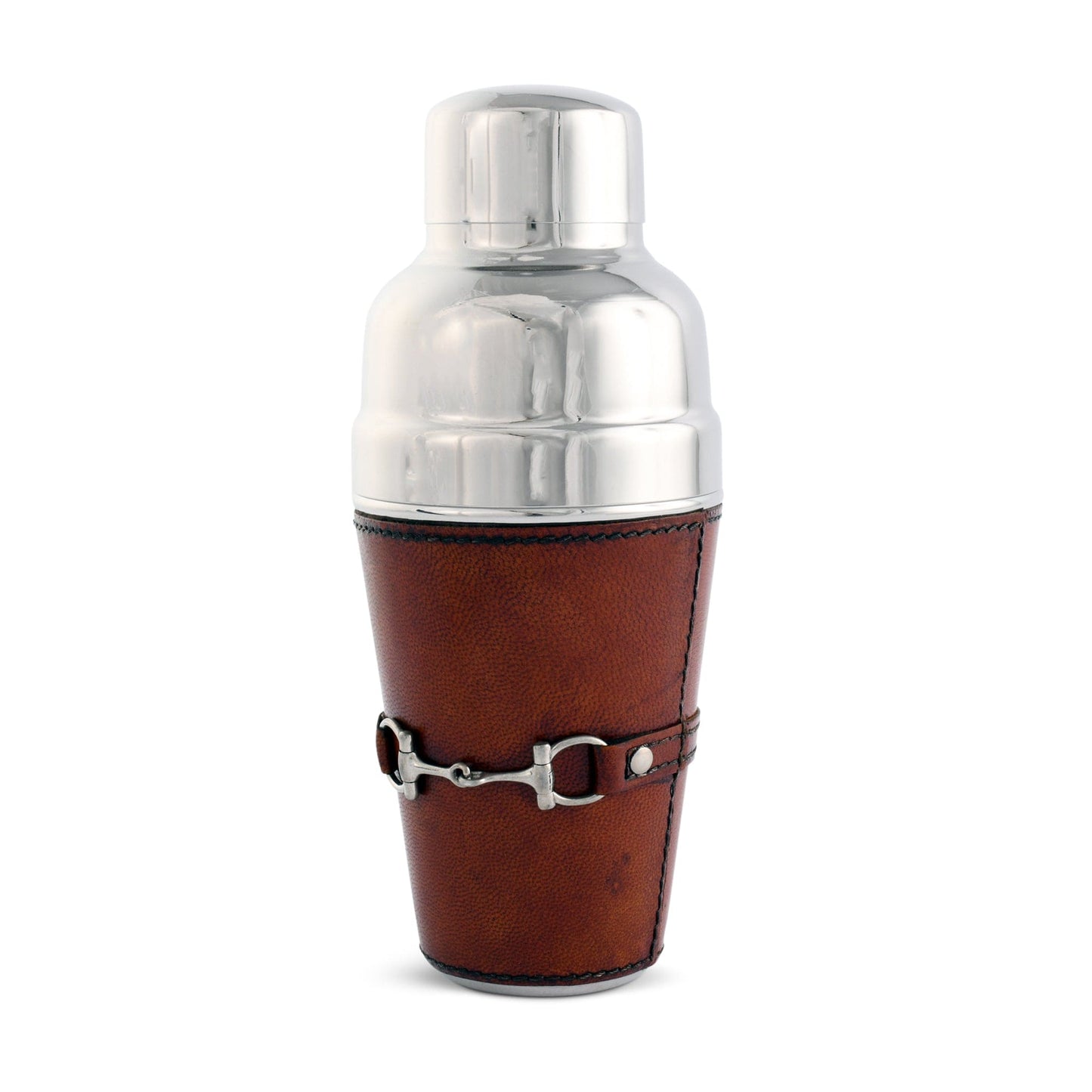 Vagabond House Premium Genuine Leather Equestrian Bit Cocktail Shaker