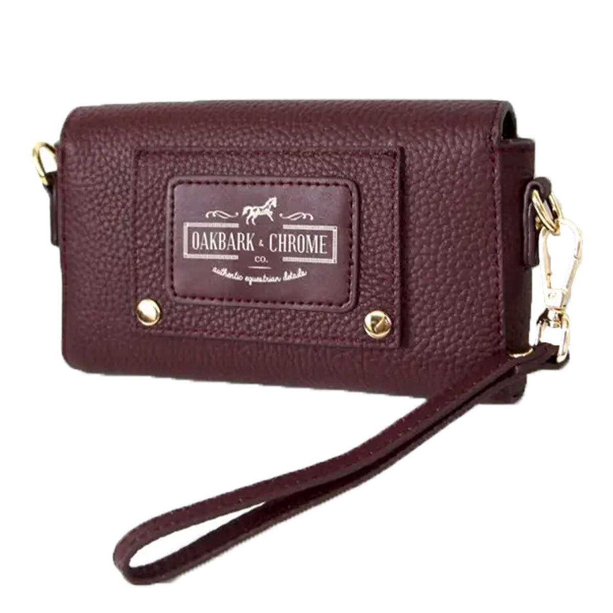 Oakbark & Chrome Rider Belt shops Bag in Cabernet