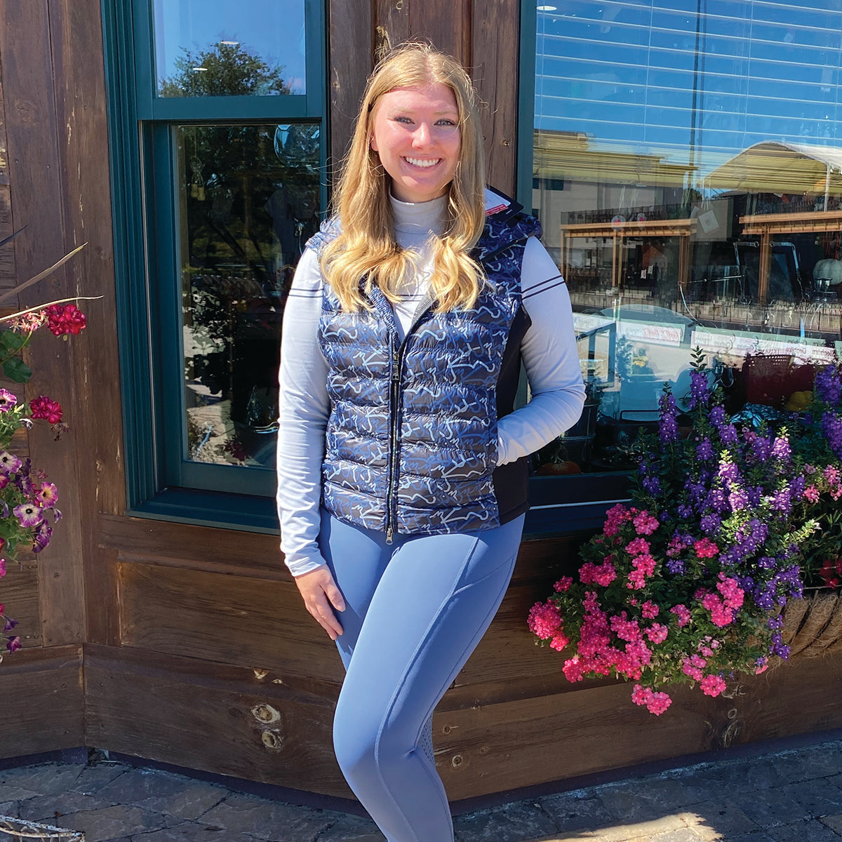 Equiline Women s Elime Puffer Vest Farm House Tack