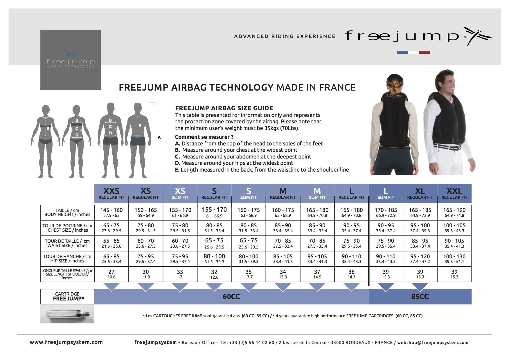 Freejump Airbag Vest - Black / XX-Small - Regular Fit