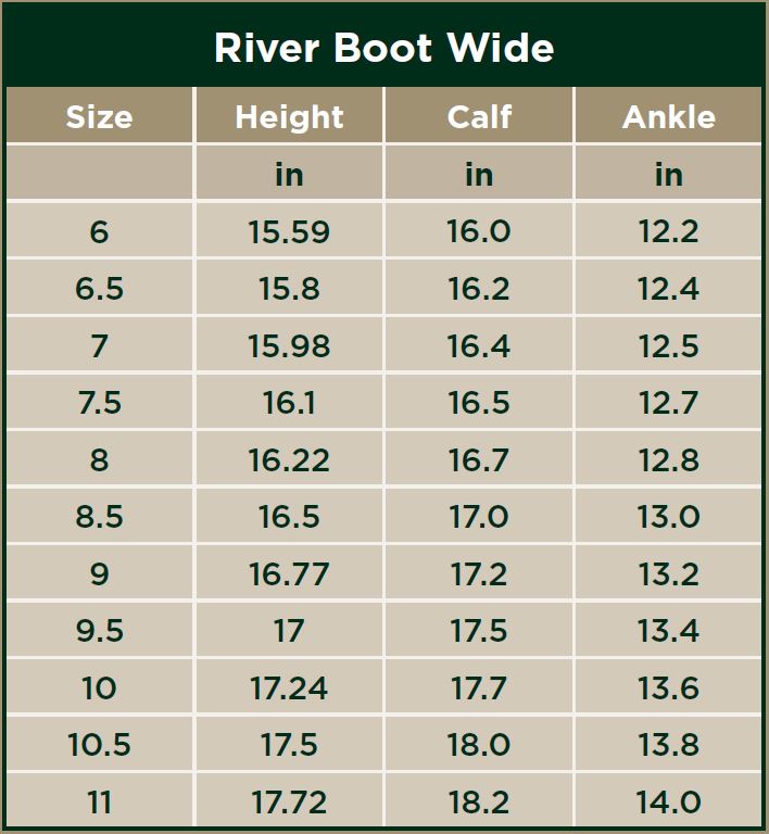 River boots wide on sale calf