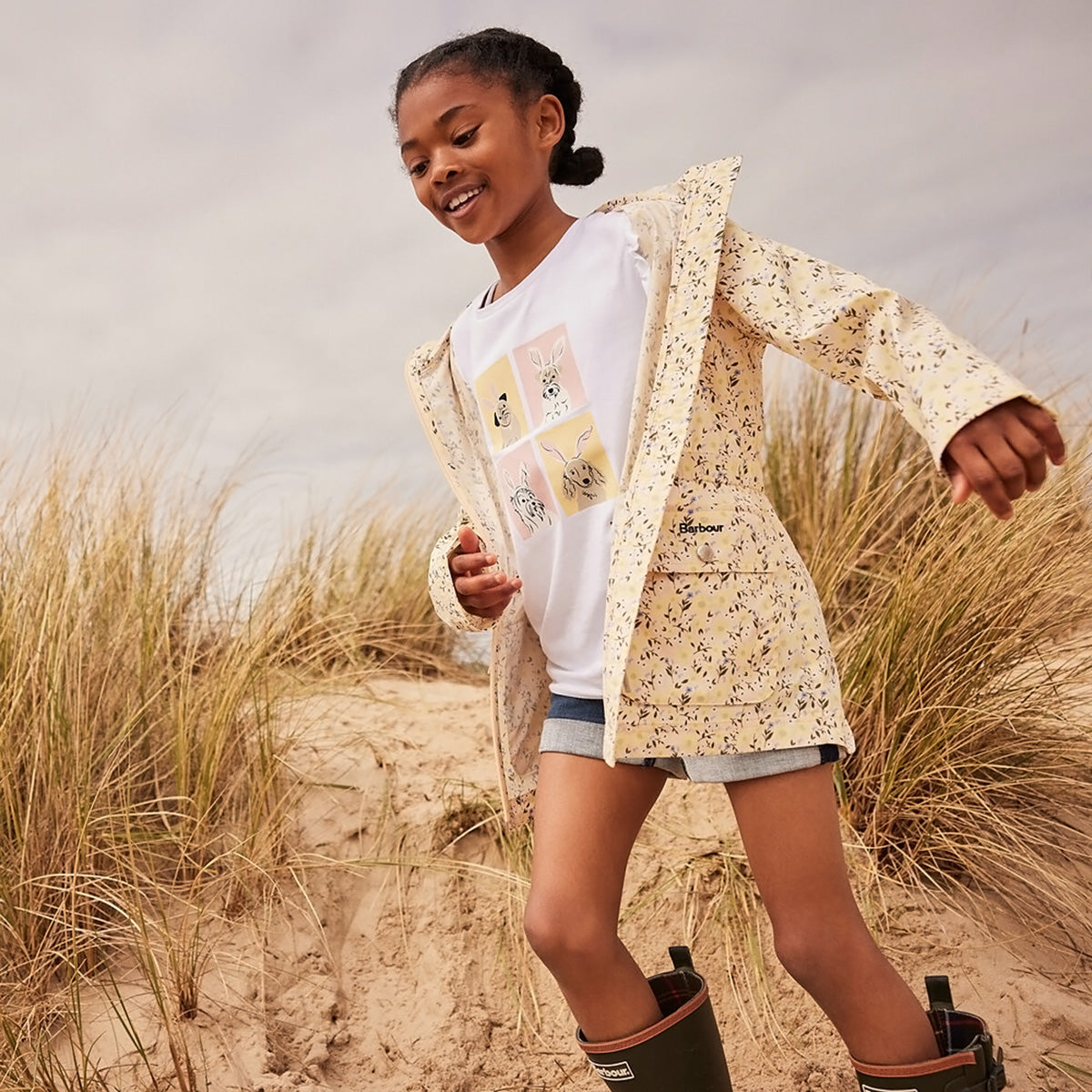 Girls barbour clearance jacket