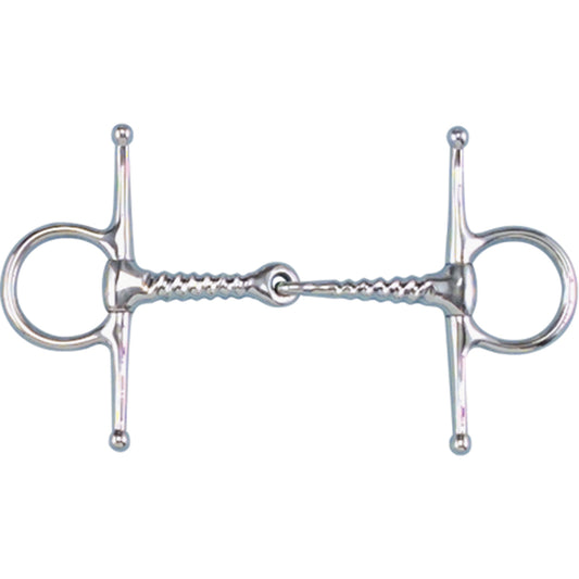 Toklat Pony Stainless Steel Corkscrew Snaffle Full Cheek