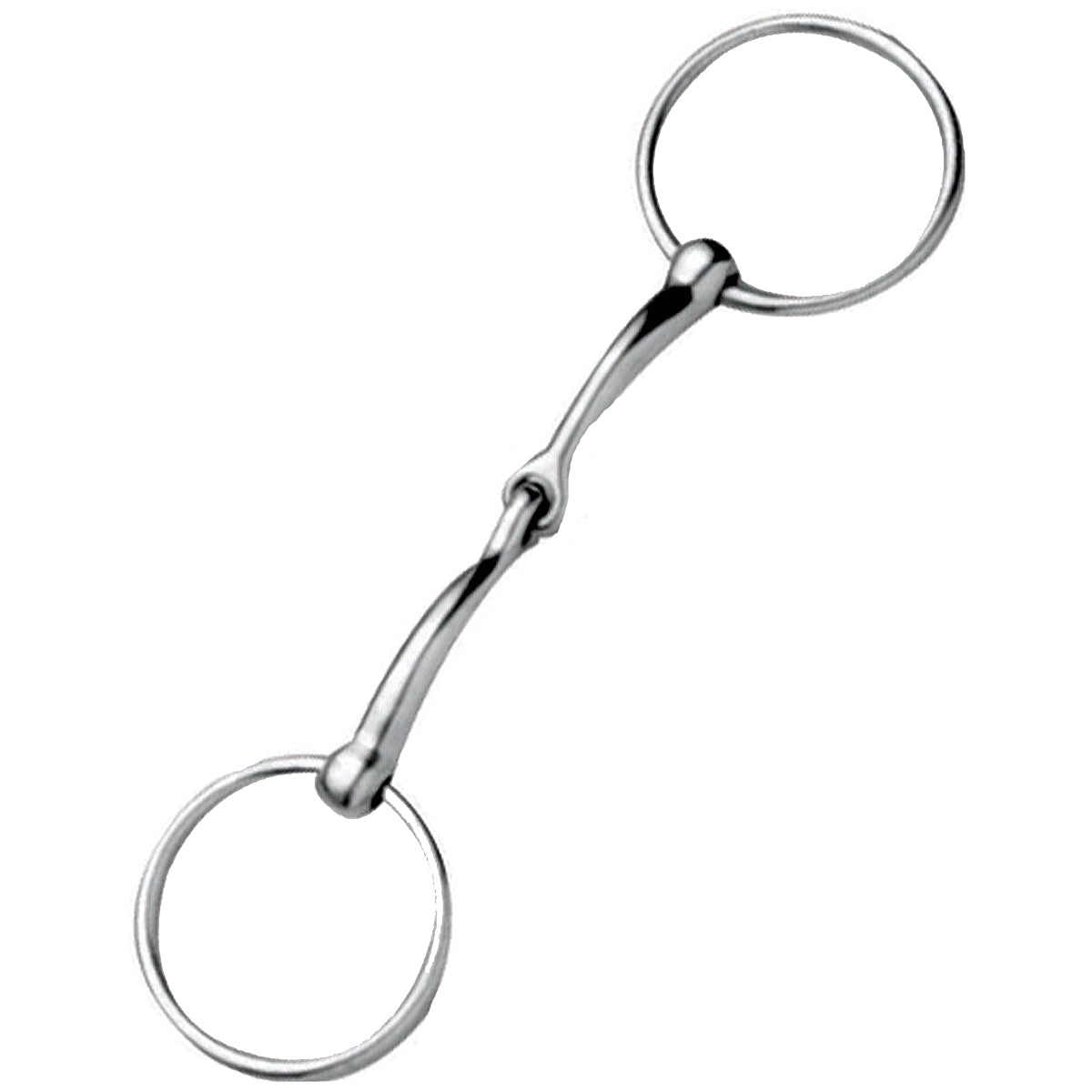 JP Korsteel Stainless Steel Jointed Loose Ring Snaffle Bit | Farm ...