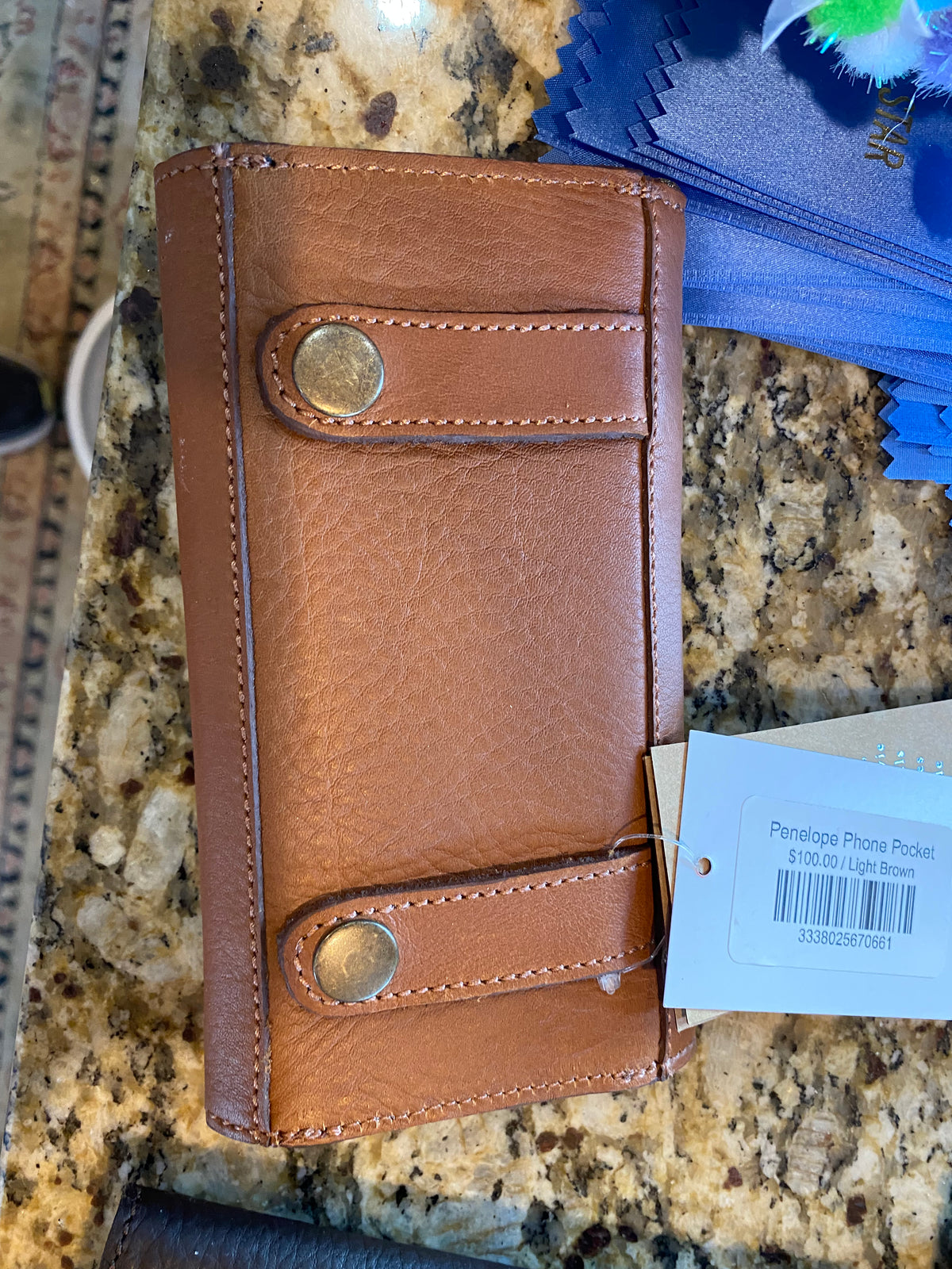 Pénélope Leather Phone Pocket - Exceptional Equestrian