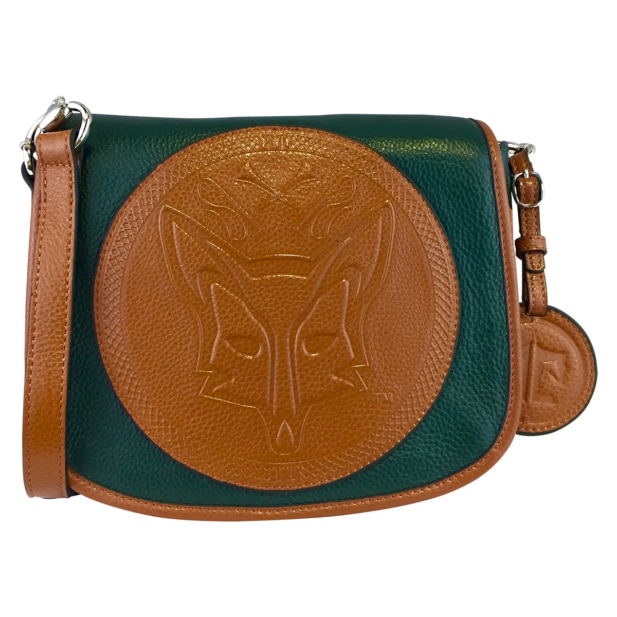 Longchamp Adjustable Strap Shoulder Bag Fox Orange Leather